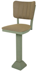 1800-OX-30 Channel Back Barstool