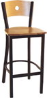 Click Here for Information on the LSC-1550 Legends Wooden Moon Back Stool