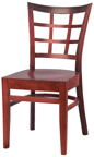 WLS-200 - Lattice Back Wood Chair