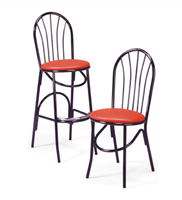 X-55BS/X-55 - Parlor Fanback Stool & Chair