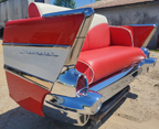 1957 Chevrolet 210 Red Rear End Car Couch
