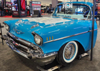 1957 Chevy DIsplay for Solor Gard at the 2024 SEMA