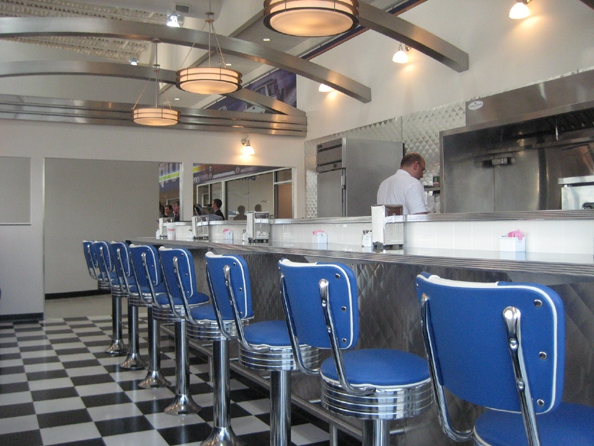 retro 50s diner Jimbo's Diner at Bernadi Honda
