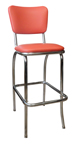 921 BS - New Retro Dining Curved Back Stool