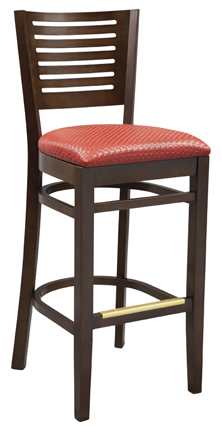 WLS-1145-BS Woodland Horizontal 6 Dining Chair