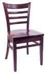 WLS-300 - Ladder Back Wood Chair